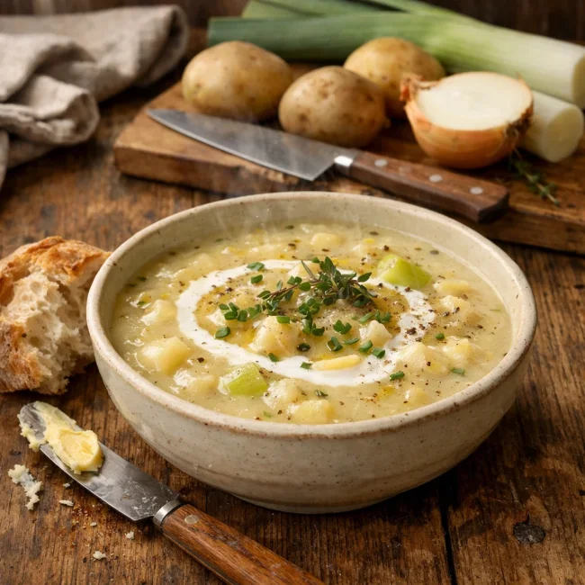 Rustic Leek & Potato Soup
