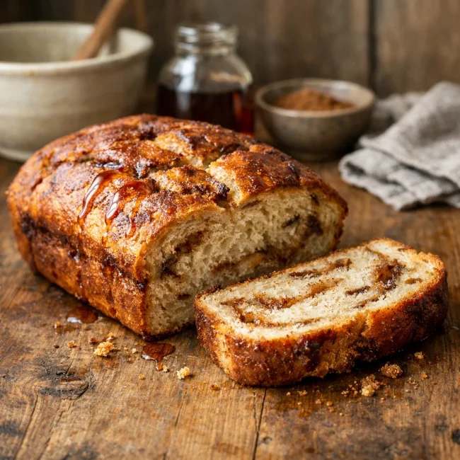 Rustic Maple Cinnamon Bread