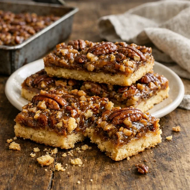 Rustic Pecan Bar Delight