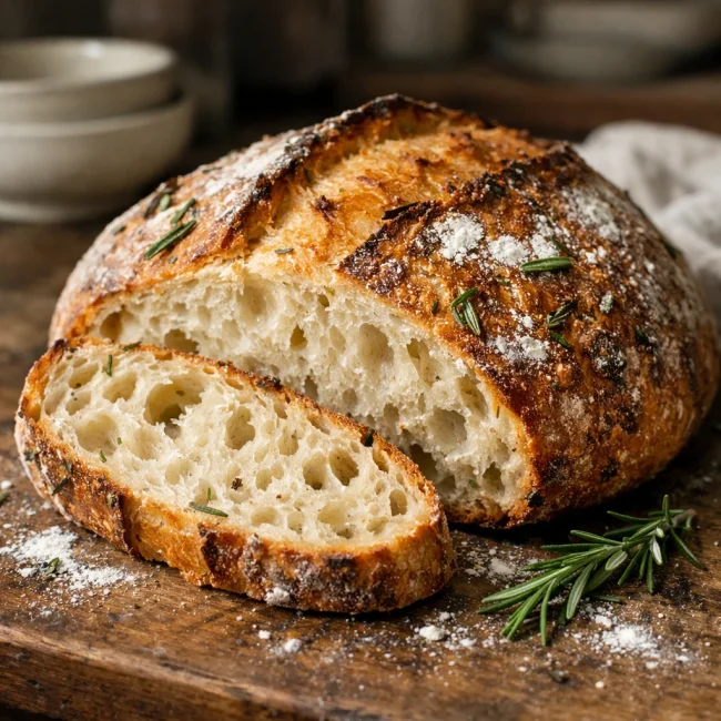 Rustic Rosemary Sourdough