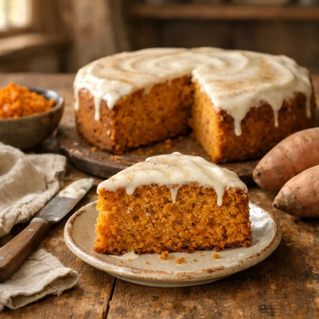 Rustic Sweet Potato Cake