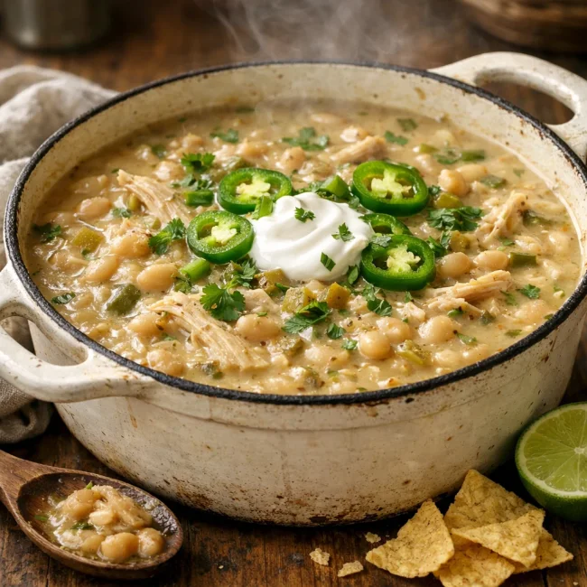 Rustic White Chicken Chili