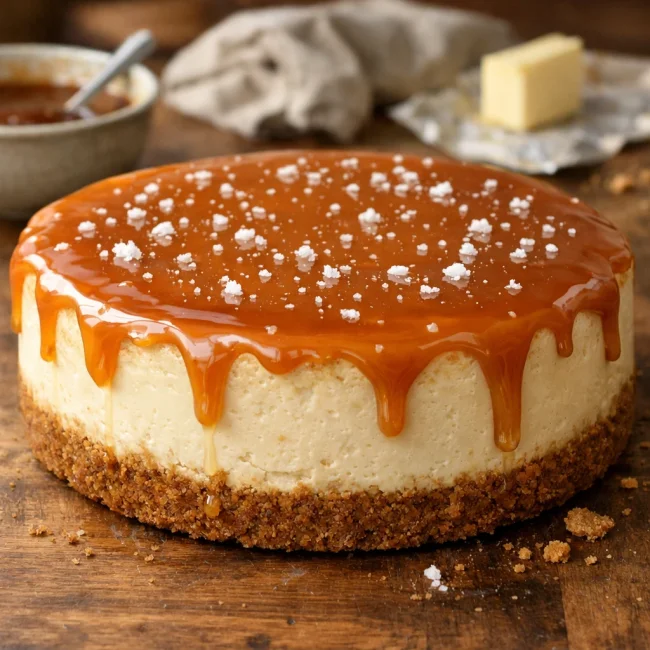 Salted Caramel Cheesecake