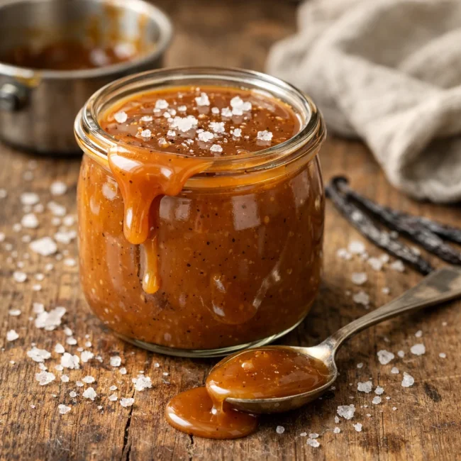 Salted Vanilla Bean Caramel