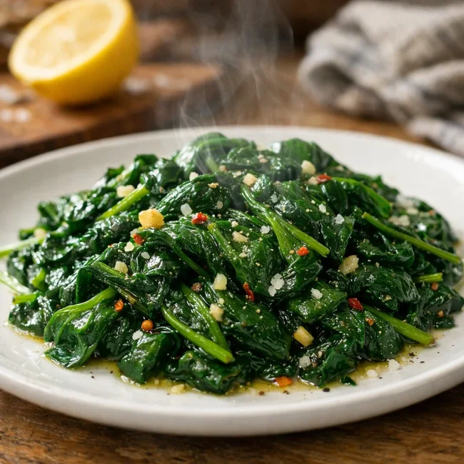 Sautéed Spinach Delight