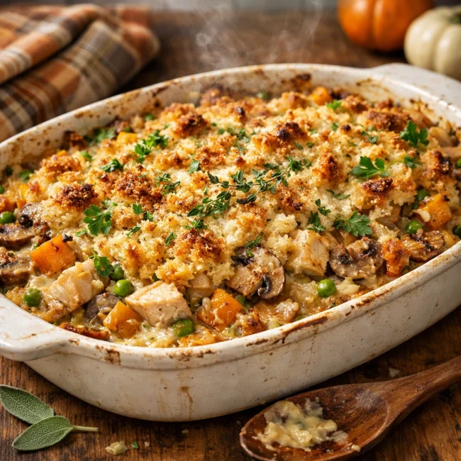 Savory Autumn Turkey Casserole