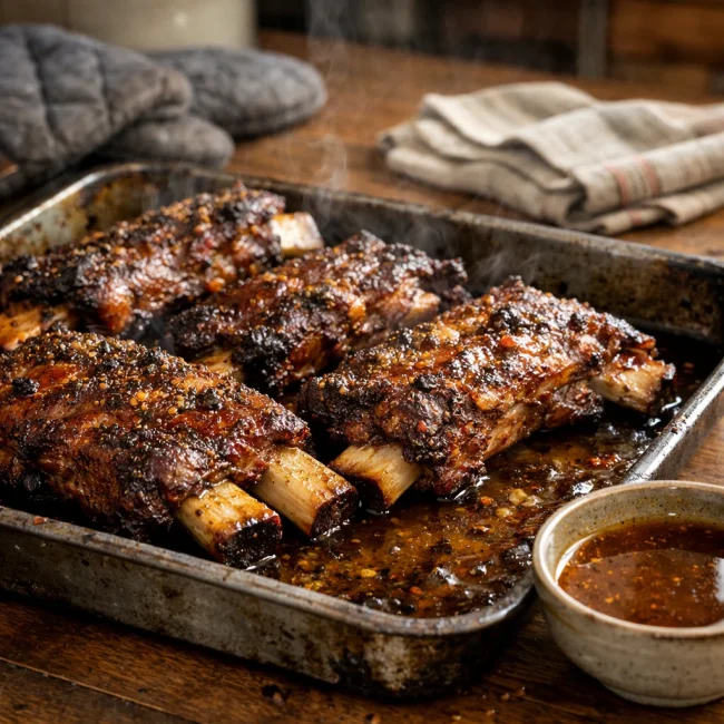 Savory Baked Beef Ribs
