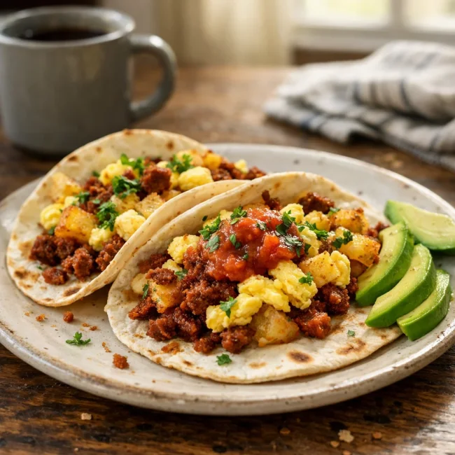 Savory Breakfast Tacos