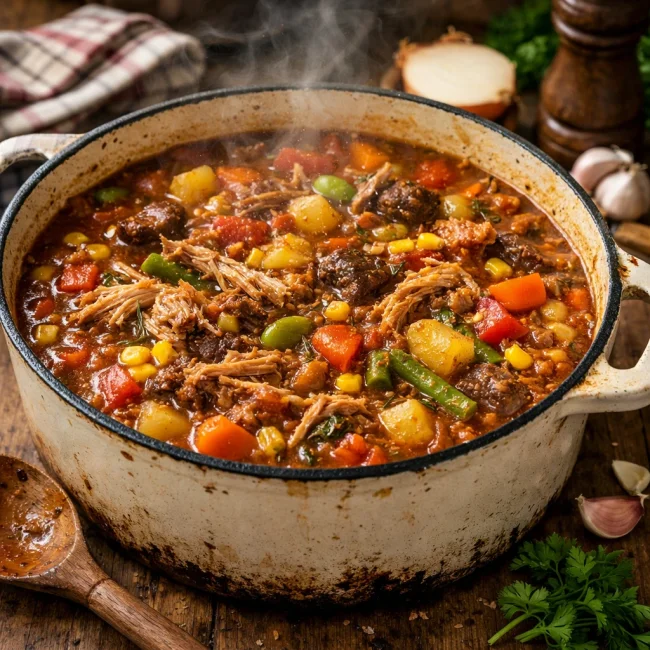 Savory Brunswick Stew Deluxe