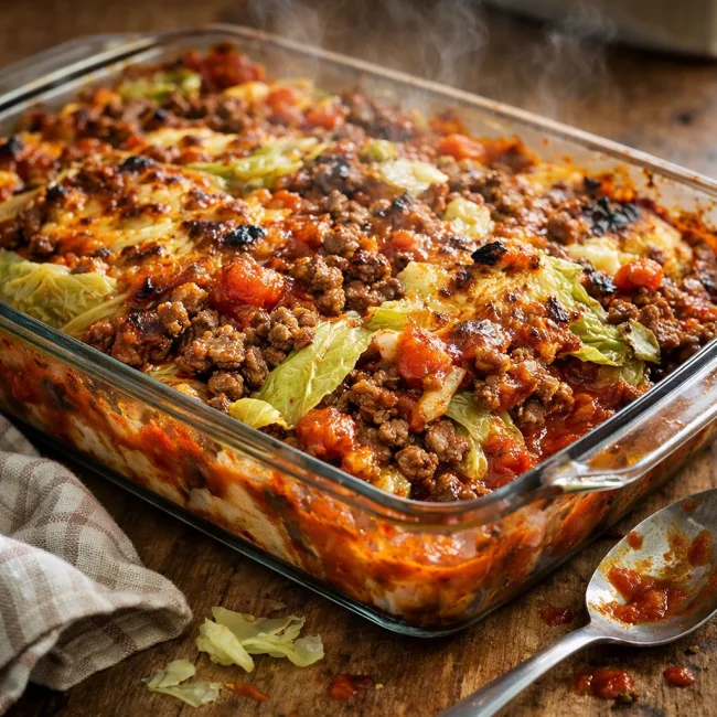 Savory Cabbage Roll Casserole