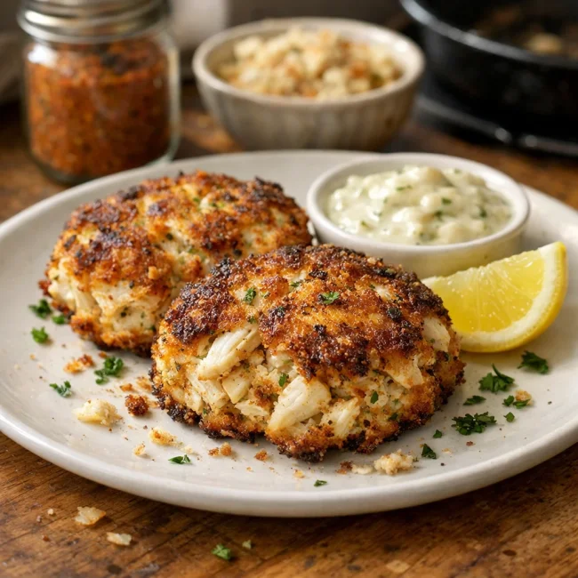 Savory Chesapeake Bay Crab Cakes