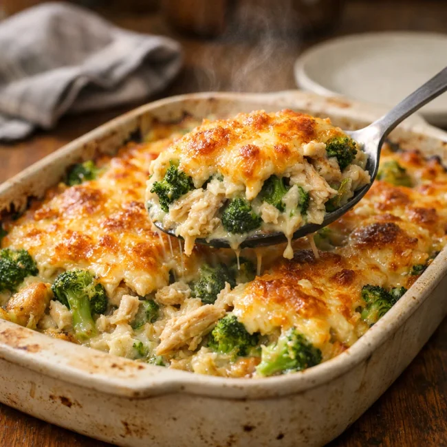 Savory Chicken & Broccoli Casserole