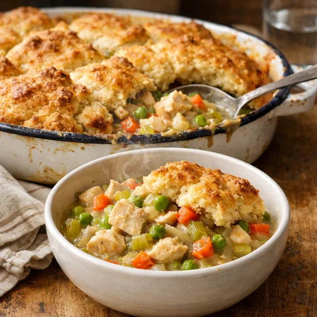 Savory Chicken Cobbler