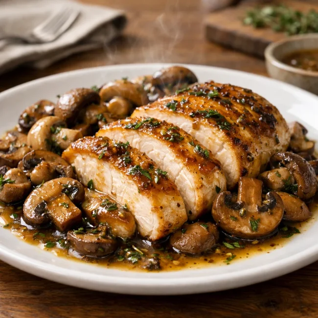 Savory Chicken with Mushrooms