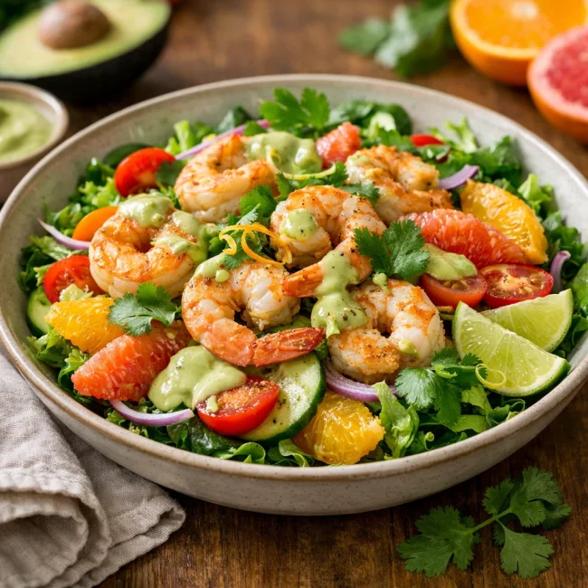 Savory Citrus Shrimp Salad