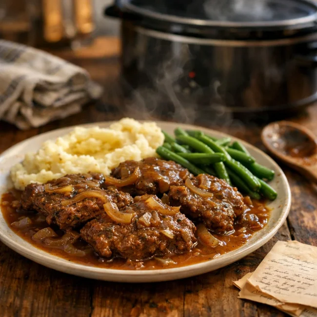 Savory Crockpot Cube Steak Delight