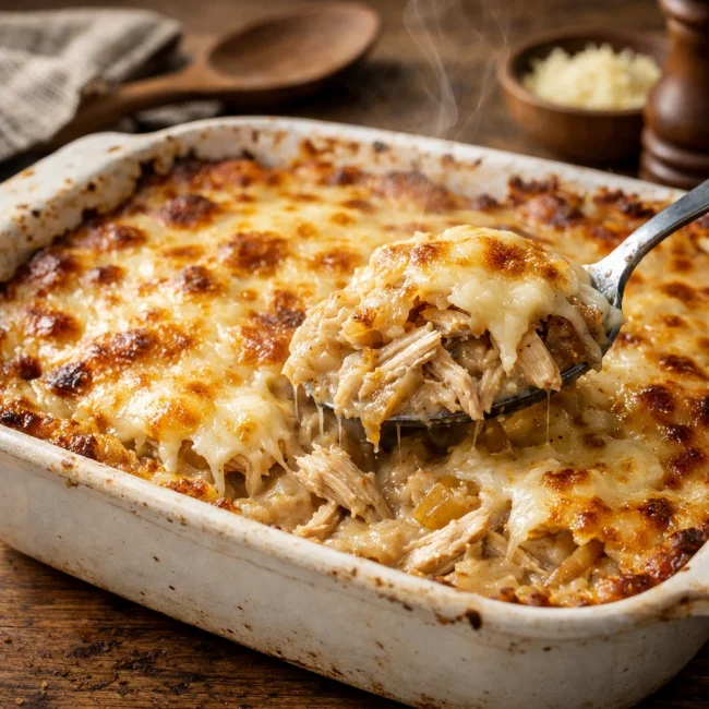 Savory French Onion Chicken Casserole