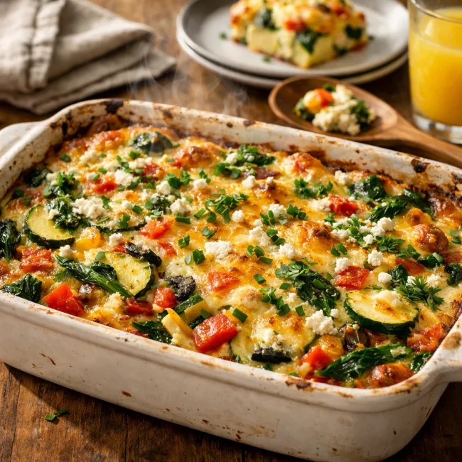 Savory Garden Breakfast Casserole