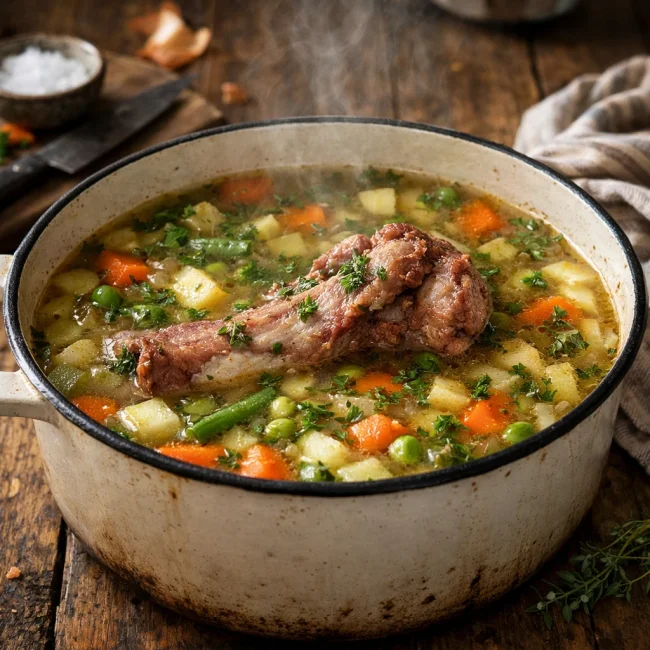 Savory Garden Ham Bone Soup