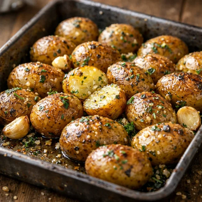 Savory Garlic Herb Potatoes