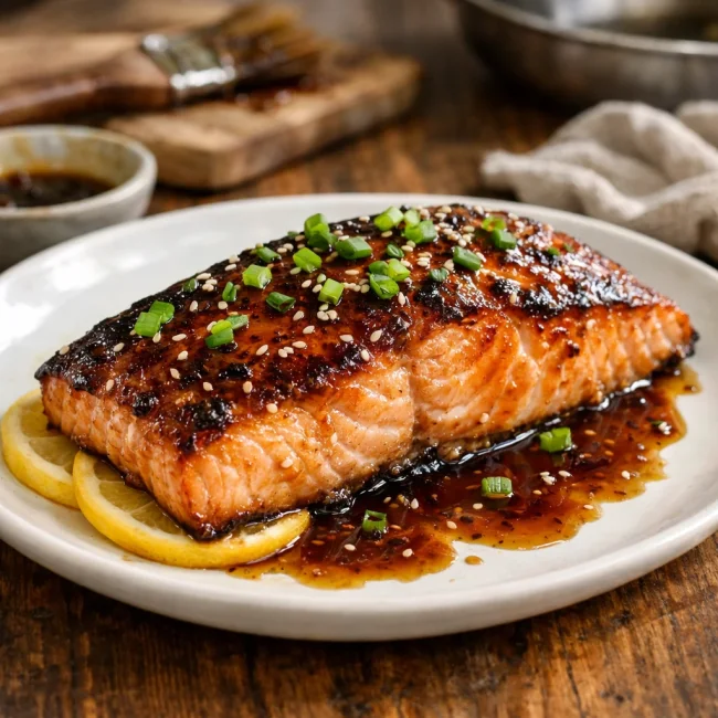 Savory Glazed Salmon