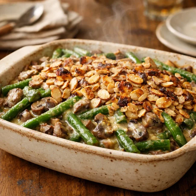 Savory Green Bean & Mushroom Delight