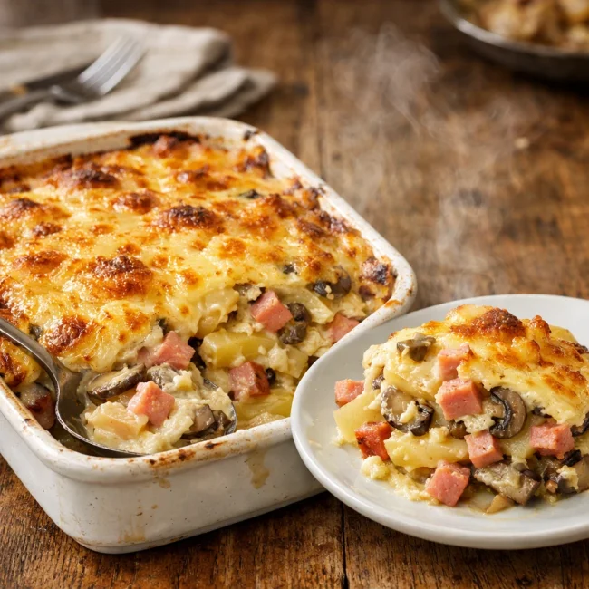 Savory Ham and Potato Casserole Delight
