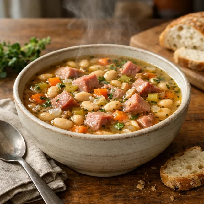 Savory Ham and White Bean Delight