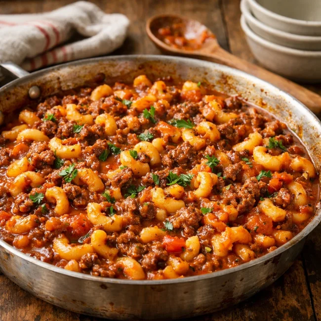 Savory Hamburger Goulash