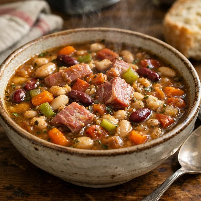 Savory Harvest Bean and Ham Soup