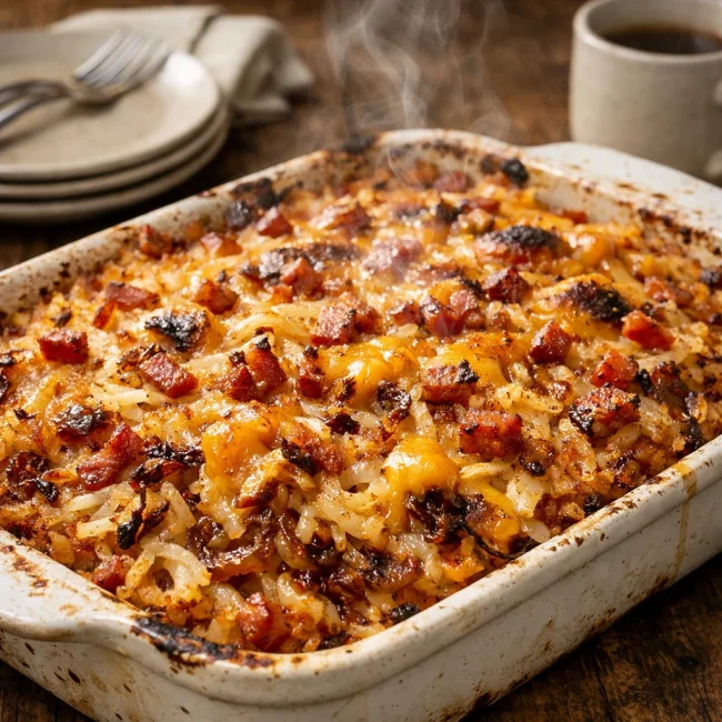 Savory Hash Brown Potato Casserole Supreme