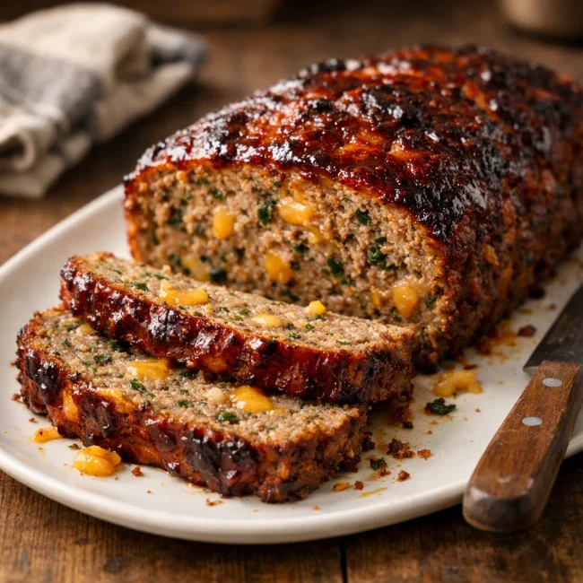 Savory Herb & Cheese Meatloaf