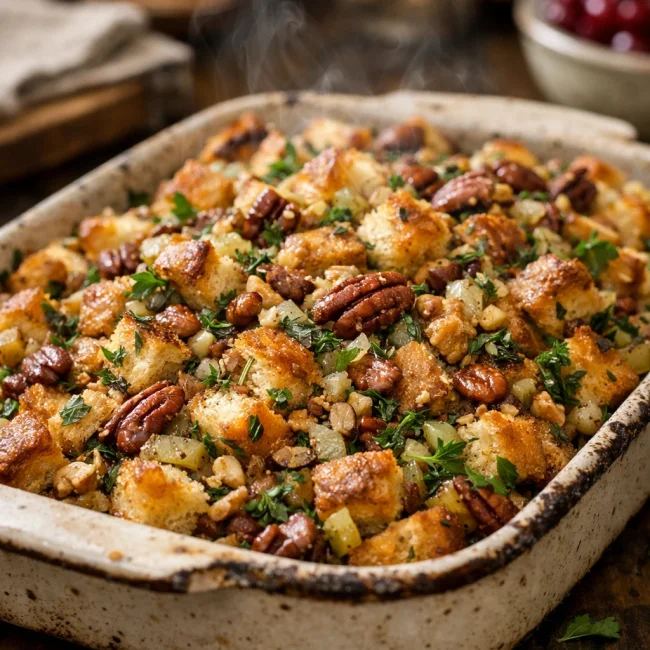 Savory Herb and Nut Stuffing