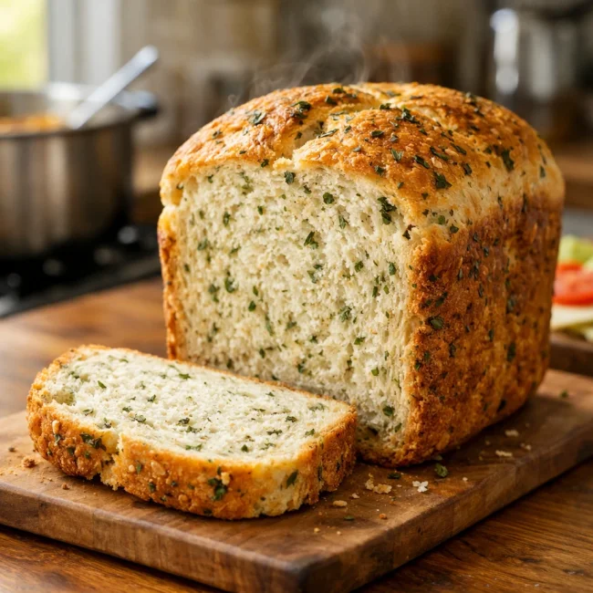 Savory Herb Bread Machine Loaf