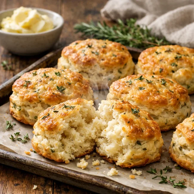 Savory Herb Buttermilk Biscuits