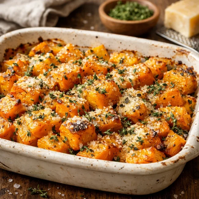 Savory Herb Butternut Squash Bake