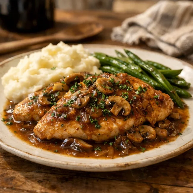 Savory Herb Chicken Marsala