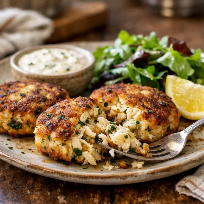 Savory Herb Crab Cakes