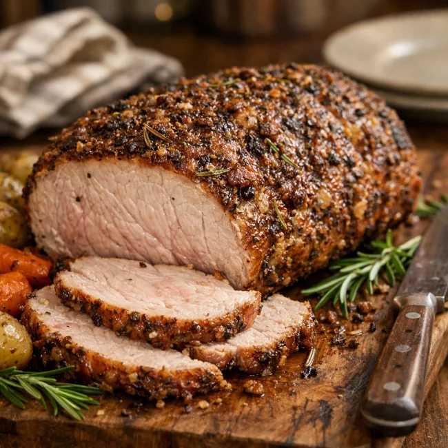 Savory Herb-Crusted Pork Roast