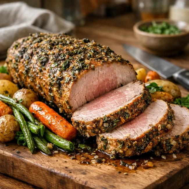 Savory Herb-Crusted Pork Tenderloin