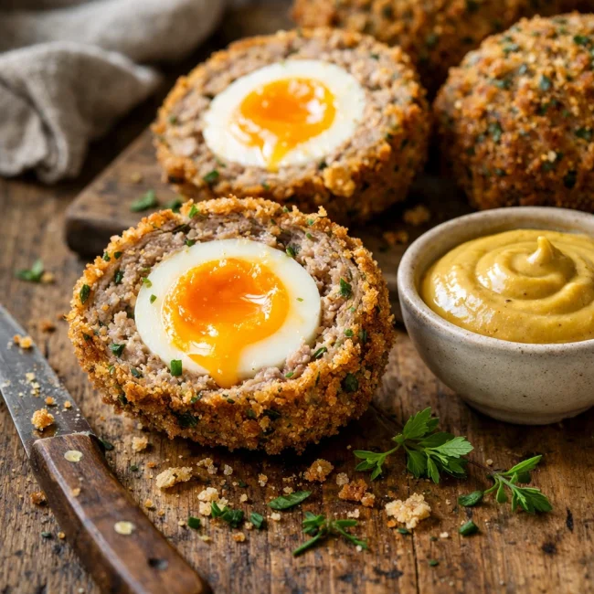Savory Herb-Crusted Scotch Eggs