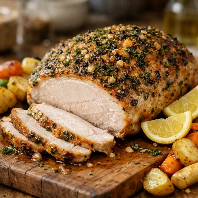 Savory Herb-Crusted Turkey Breast