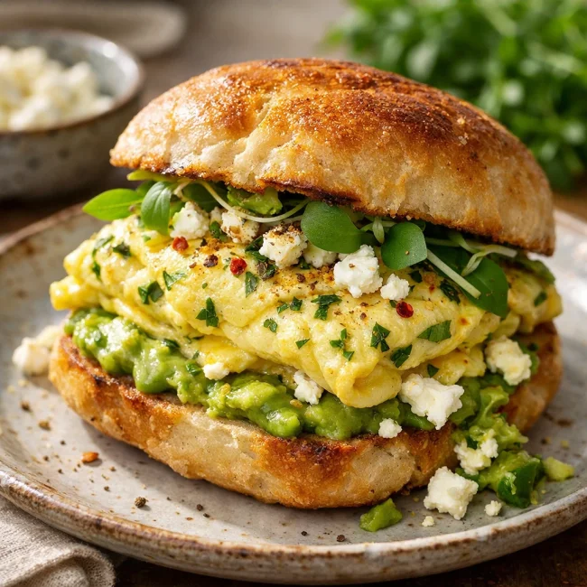 Savory Herb Egg Sandwich