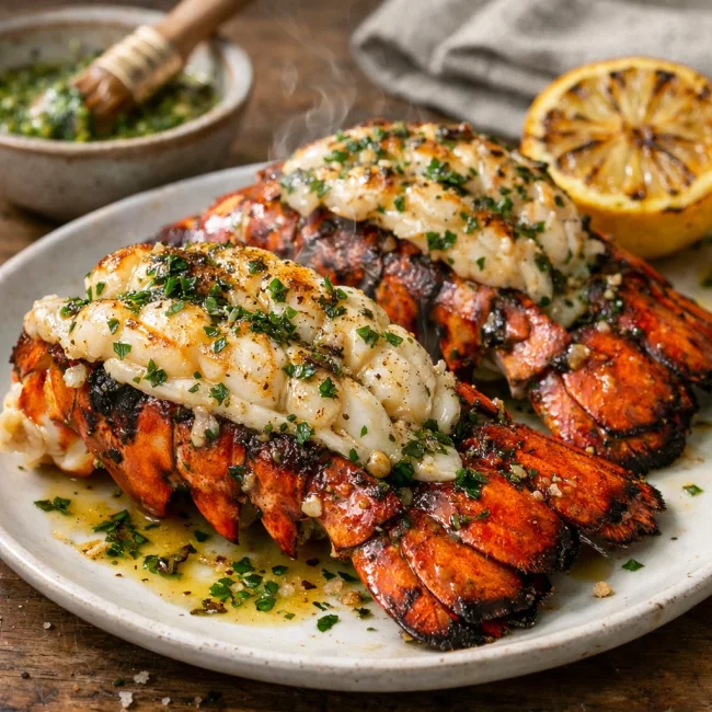Savory Herb-Grilled Lobster Tails