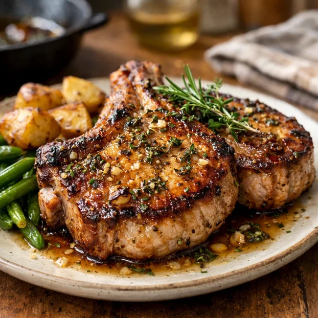 Savory Herb-Infused Juicy Pork Chops
