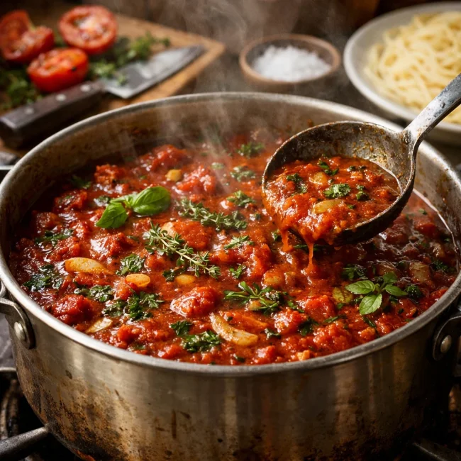 Savory Herb-Infused Spaghetti Sauce