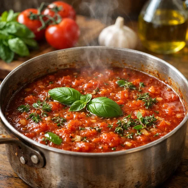 Savory Herb-Infused Tomato Sauce