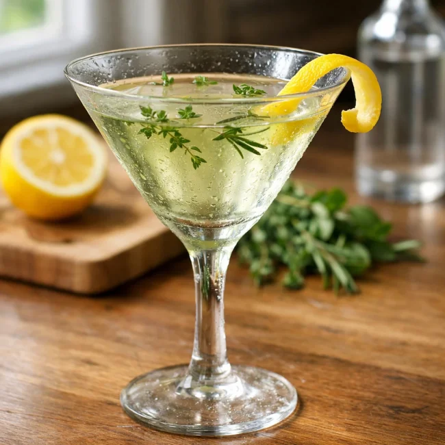 Savory Herb Martini