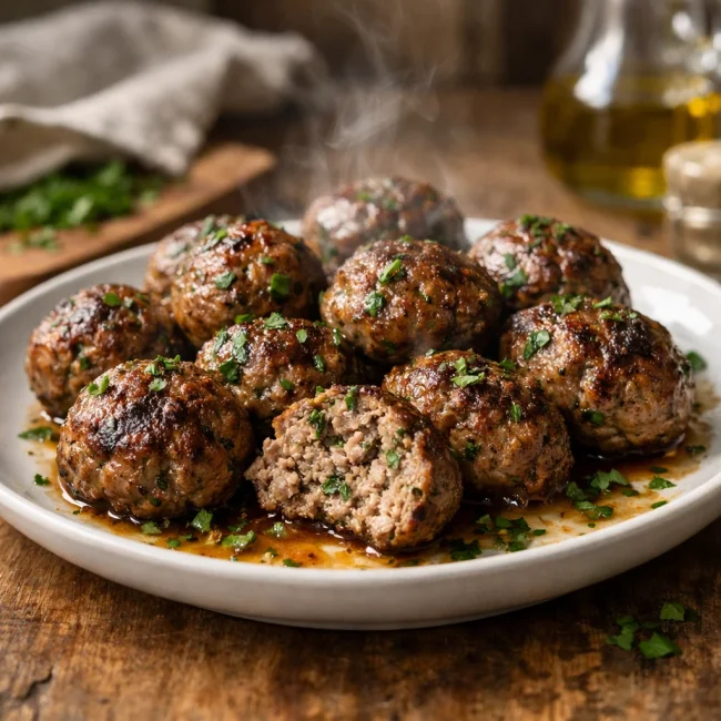 Savory Herb Meatballs