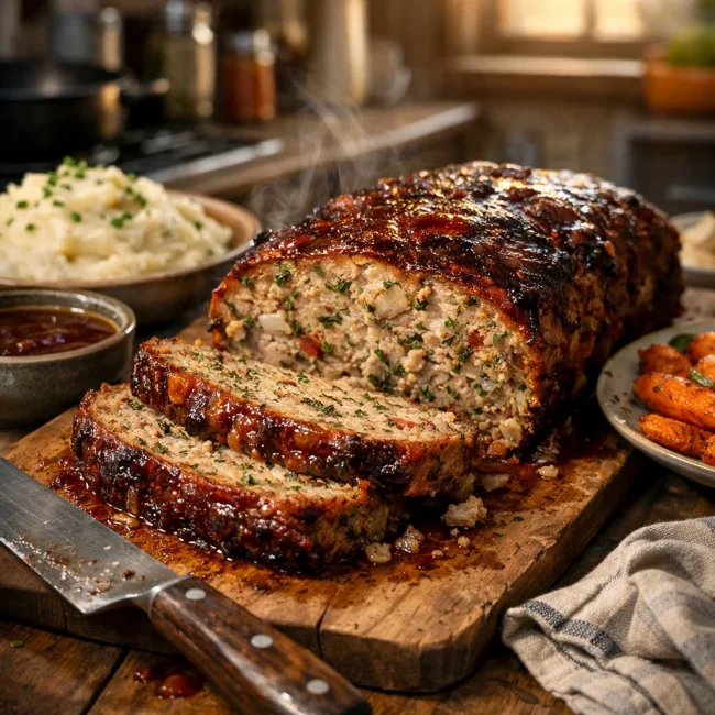Savory Herb Meatloaf Supreme